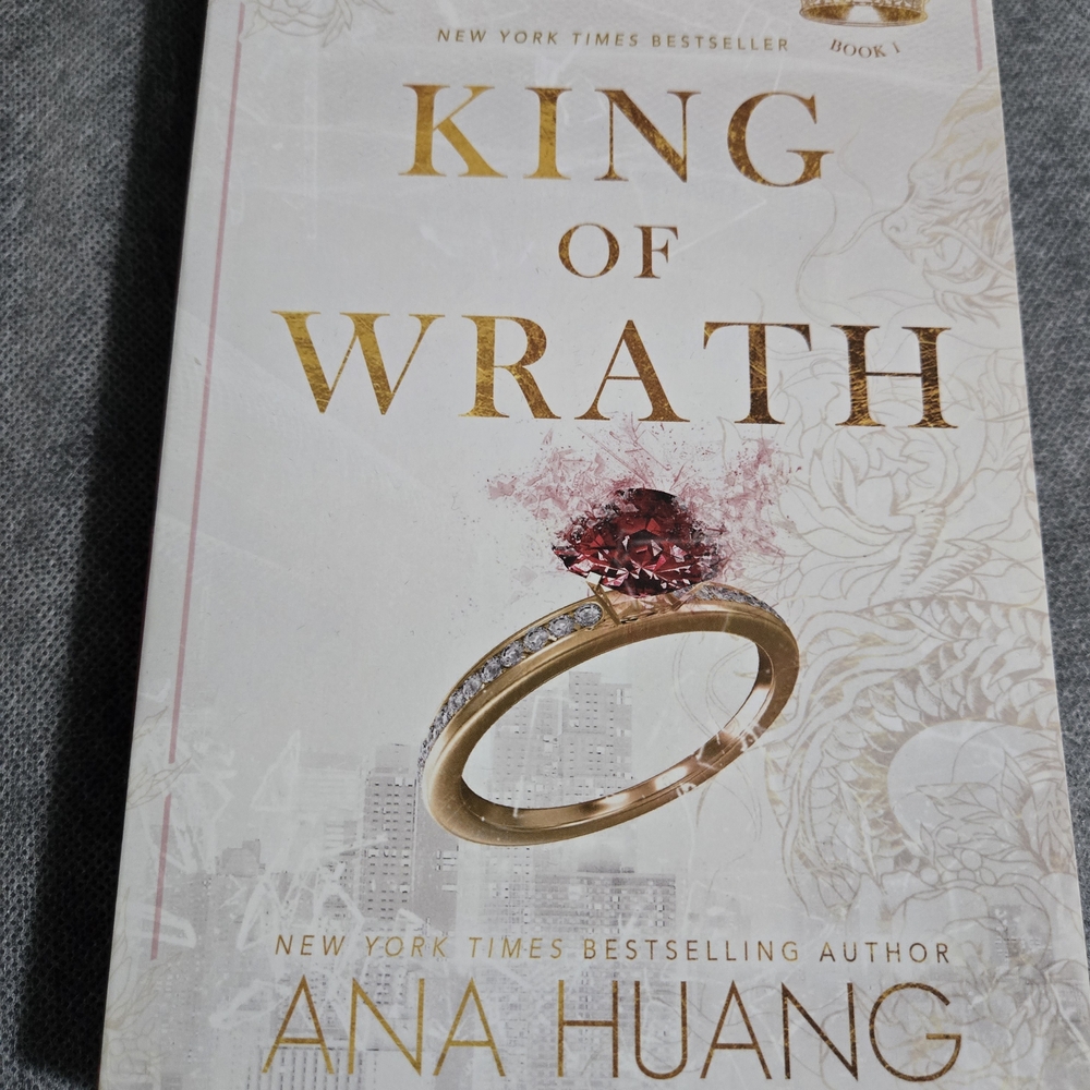 King of Wrath by - Hardcover Book with Gold Foil Details